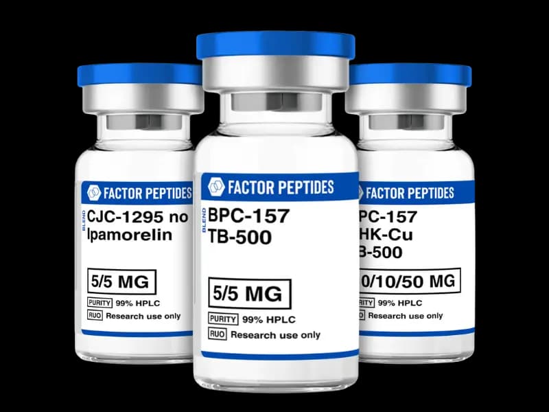 Physician-grade peptide blend vials